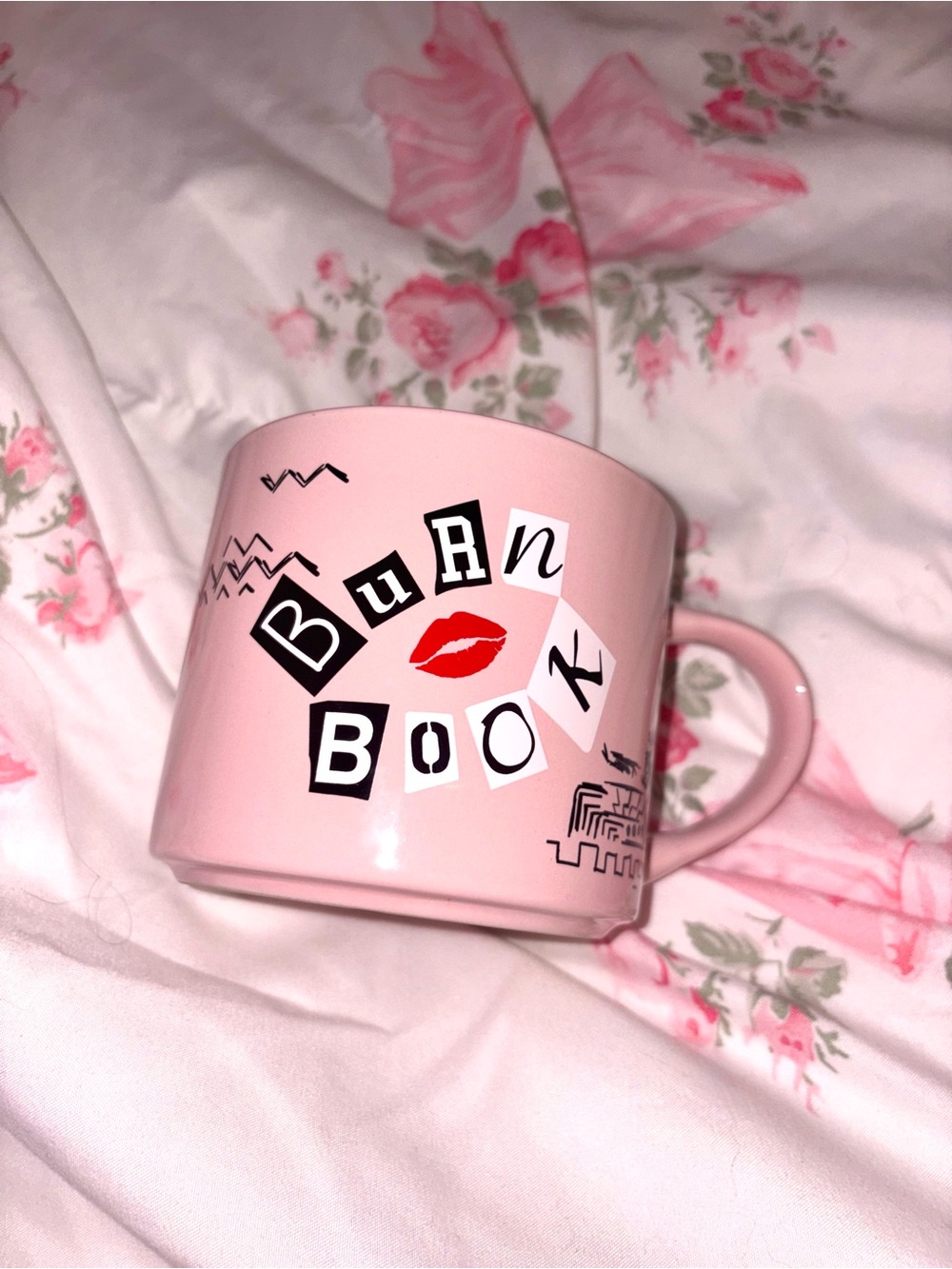 Pink Mean Girls Graphic Ceramic Mug